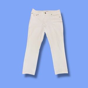 ERIC Women’s Slim Cut Ankle Jeans -  Size 12 White